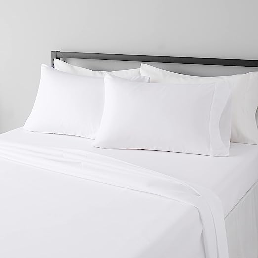 WHITE SOLID-BED SHEET SET - DAHOME TEXTILES