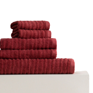 RED- TOWEL SET - DAHOME TEXTILES